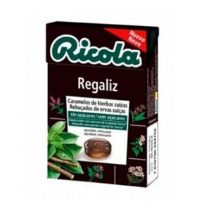 RICOLA CARAMELOS S/AZUCAR REGALIZ 50GR