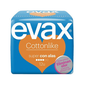 EVAX COMPRESAS COTTONLIKE ALAS SUPER 12U