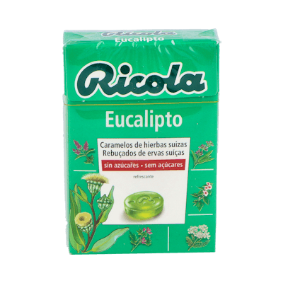 RICOLA CARAMELOS S/A EUCALIPTUS 50 G