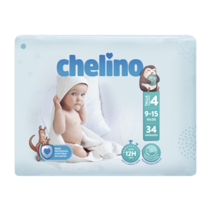 PAÑAL CHELINO INFANTIL T.4 9-15KG 34 UNI