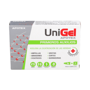 UNIGEL APOTEX PRIMEROS AUX 5GR+3APOSITOS