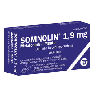 SOMNOLIN MELATONINA+MENTOL 1,90 30 LAMIN