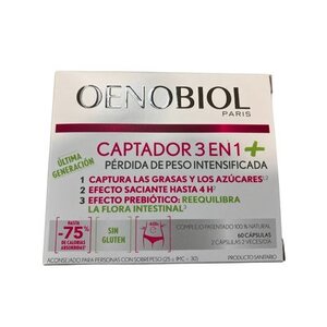 OENOBIOL CAPTADOR 3 EN 1 PLUS 60 CAPS