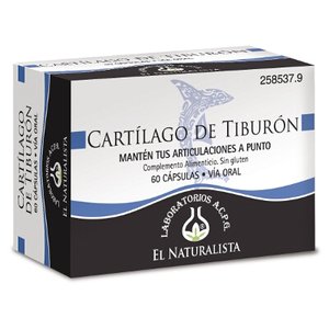 EL NATURALISTA CARTILAGO TIBU 500mg 60 C