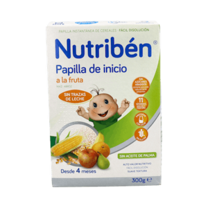 NUTRIBEN PAPILLA INICIO FRUTA 300 G.