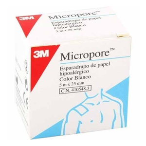ESPARADRAPO MICROPORE BLANCO 5X2,5