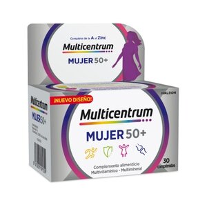 MULTICENTRUM MUJER 50+ 30 COMPRIMIDOS