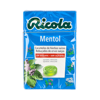 RICOLA CARAMELOS S/A MENTOL 50 G.