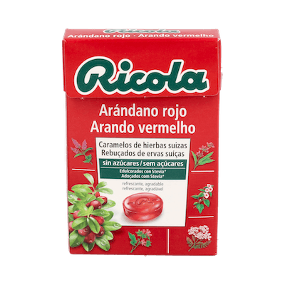 RICOLA CARAMELOS S/A ARANDANO ROJO