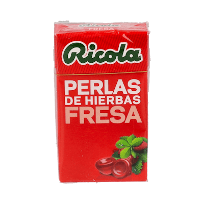 RICOLA PERLAS S/A FRESA 25 G.