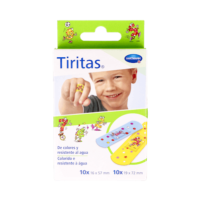 TIRITAS KIDS 20 UND. 2 TAMAÑOS